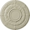 Ekena Millwork Dauphine Ceiling Medallion (Fits Canopies up to 13 1/4"), 33 7/8"OD x 1 3/8"P, Clear Yellow CM33DACYF - alternate 1